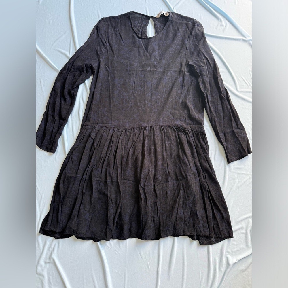 Zara Gray Mini‎ Dress | Size XS | Long Sleeve | Good Condition